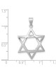 Sterling Silver Curved Star of David Pendant | Jewelry | Judaica