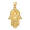14k Yellow Gold Hamsa with Star of David Pendant | Jewelry | Judaica