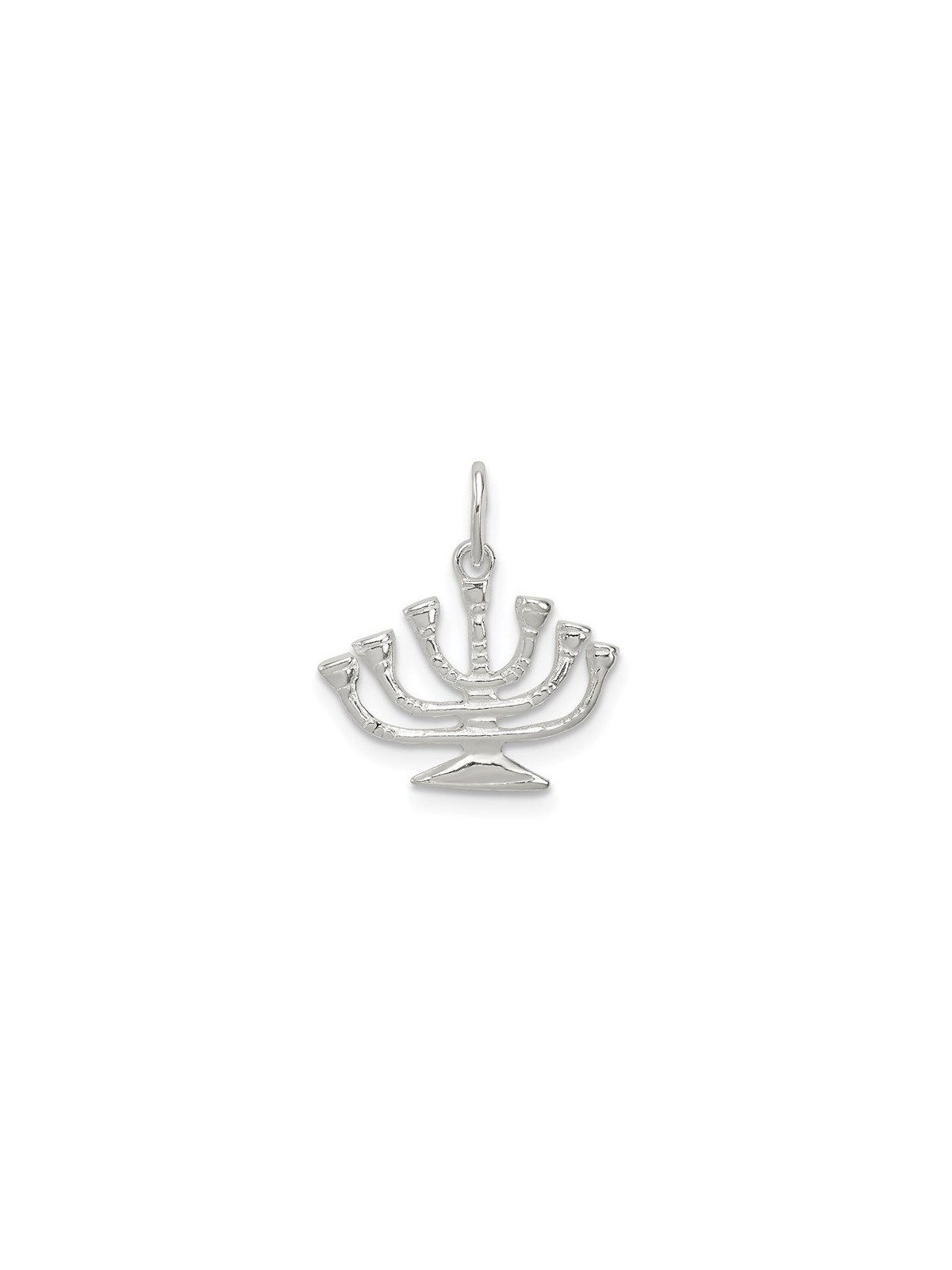 Sterling SIlver Temple Menorah Pendant | Jewelry | Judaica