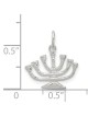 Sterling SIlver Temple Menorah Pendant | Jewelry | Judaica