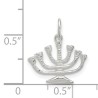 Sterling SIlver Temple Menorah Pendant | Jewelry | Judaica