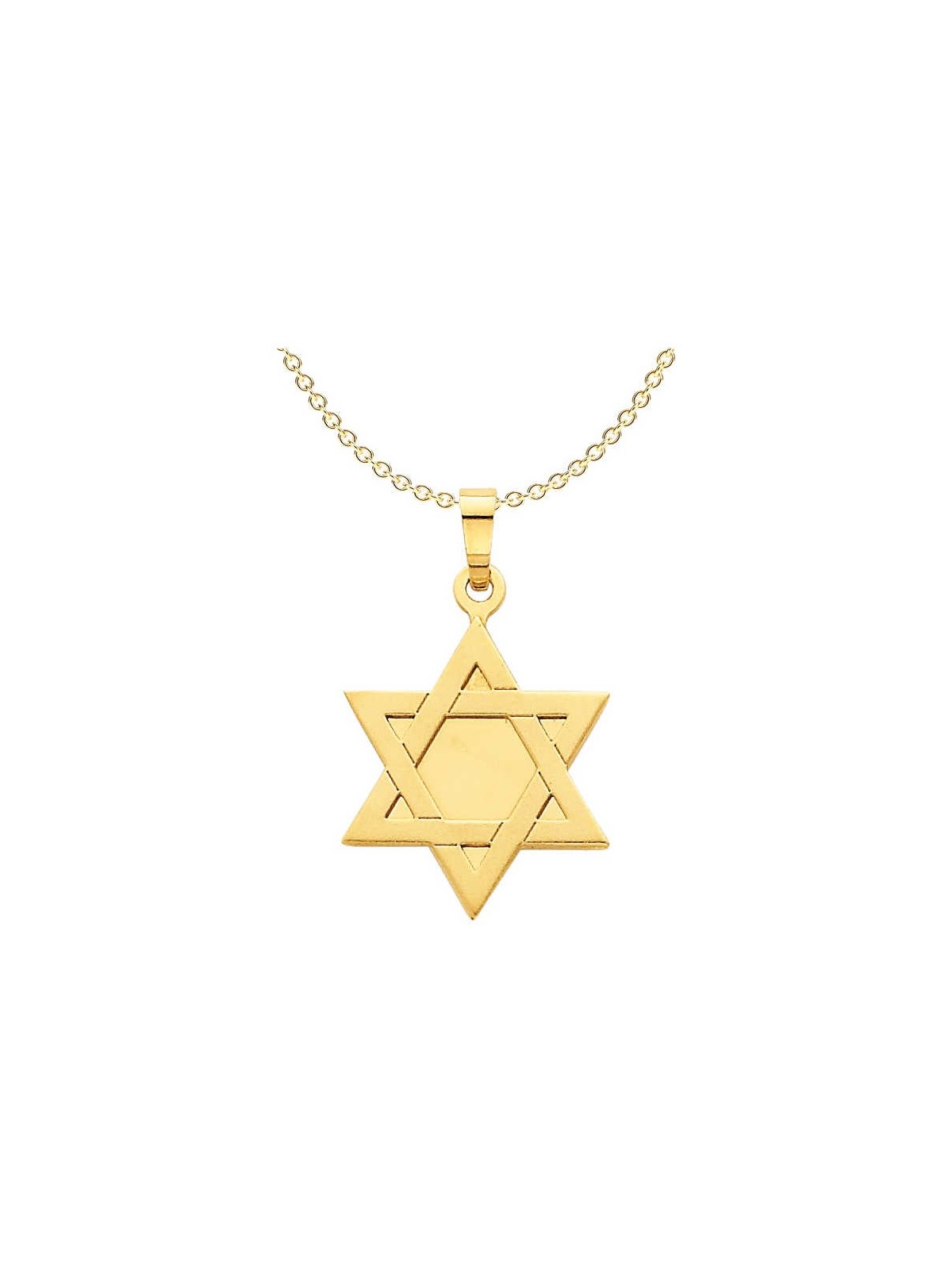 14k Yellow Gold Star of David Pendant | Jewelry | Judaica