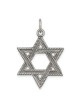 Sterling Silver Textured Antiqued Star of David Pe | Jewelry | Judaica