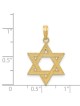 14k Yellow Gold Rope Textured Star of David Pendan | Jewelry | Judaica