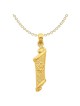 14k Yellow Gold Chai Star of David Torah Scroll Pe | Jewelry | Judaica