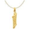 14k Yellow Gold Chai Star of David Torah Scroll Pe | Jewelry | Judaica