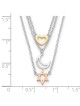 Sterling Silver Heart, Moon, and Star of David Tie | Jewelry | Judaica