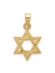 14k Satin Yellow Gold Textured Star Of David Penda | Jewelry | Judaica