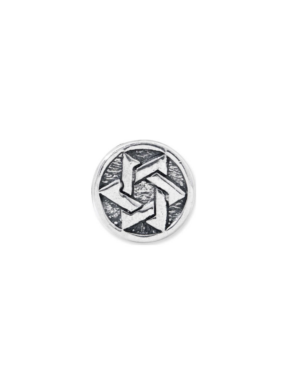 Sterling Silver Star of David Circle Bead | Jewelry | Judaica