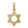 14k Yellow Gold Embossed Star of David Pendant | Jewelry | Judaica