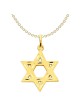 14k Yellow Gold Diamond-Cut Star of David Pendant | Jewelry | Judaica