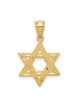 14k Yellow Gold Diamond-Cut Star of David Pendant | Jewelry | Judaica