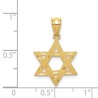 14k Yellow Gold Diamond-Cut Star of David Pendant | Jewelry | Judaica