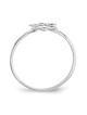 14k White Gold Polished Star of David Ring - Size  | Jewelry | Judaica