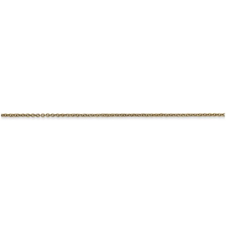 14k Yellow Gold 18-Inch Cable Necklace Chain | Jewelry | Judaica