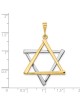 14k Two-Tone Gold Dramatic Star of David Pendant | Jewelry | Judaica