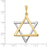 14k Two-Tone Gold Dramatic Star of David Pendant | Jewelry | Judaica