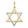 14k Two-Tone Gold Dramatic Star of David Pendant | Jewelry | Judaica