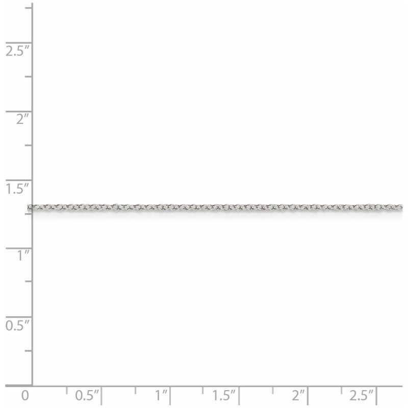 Sterling Silver 20-Inch Cable Necklace Chain | Jewelry | Judaica