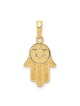 14k Yellow Gold Star Of David Hamsa Pendant | Jewelry | Judaica