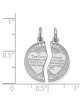 2-Piece Sterling Silver Mizpah Coin Pendant | Jewelry | Judaica