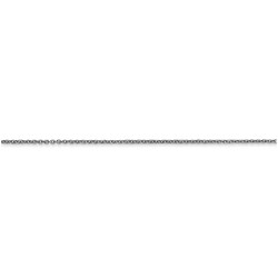 14k White Gold 16-Inch Cable Necklace Chain | Jewelry | Judaica