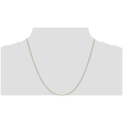 14k Yellow Gold 20-Inch Cable Necklace Chain | Jewelry | Judaica