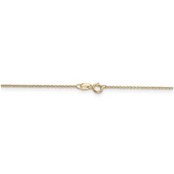 14k Yellow Gold 20-Inch Cable Necklace Chain | Jewelry | Judaica