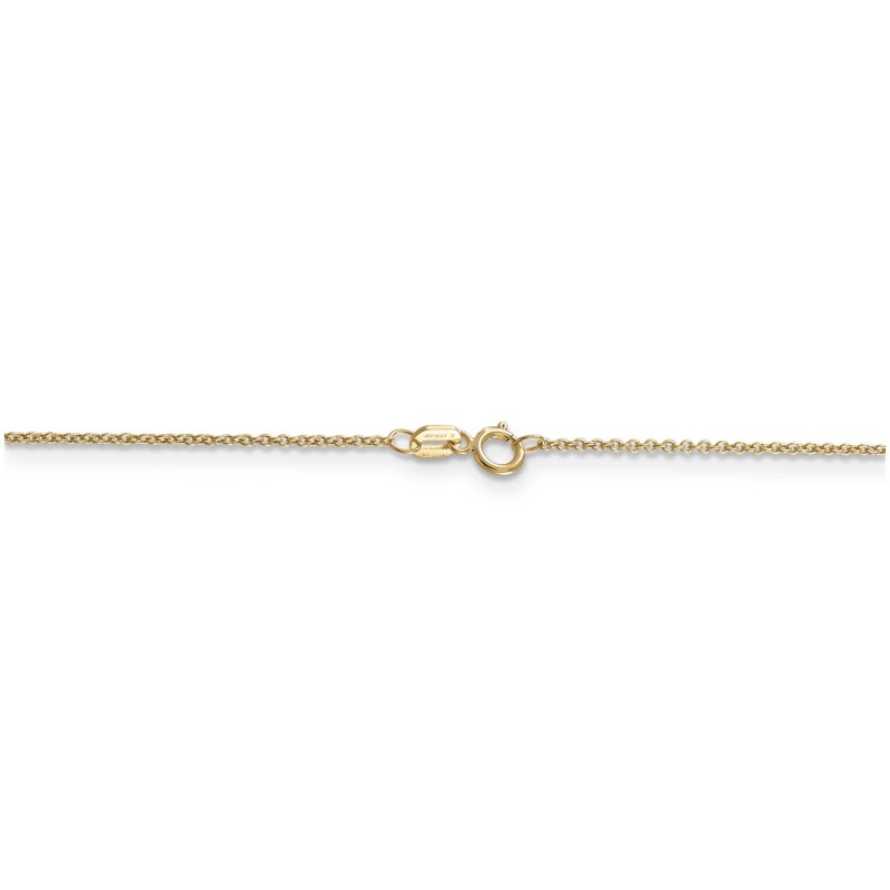 14k Yellow Gold 20-Inch Cable Necklace Chain | Jewelry | Judaica