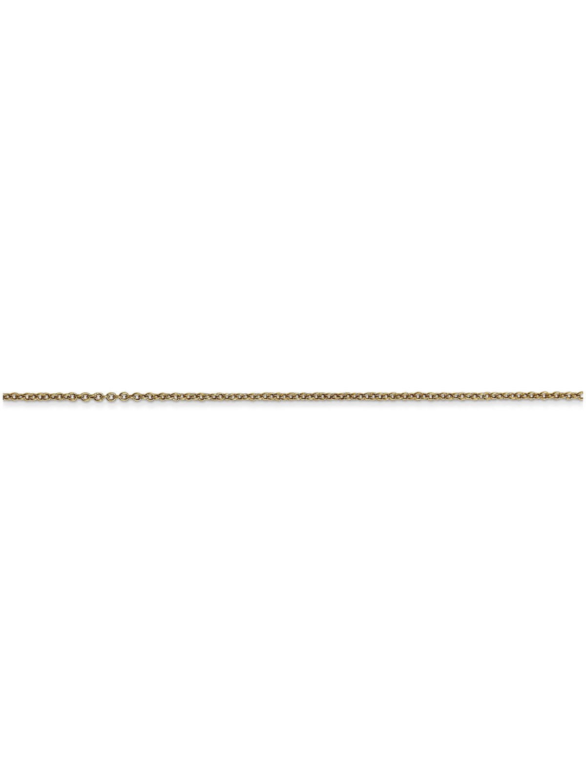 14k Yellow Gold 16-Inch Cable Necklace Chain | Jewelry | Judaica
