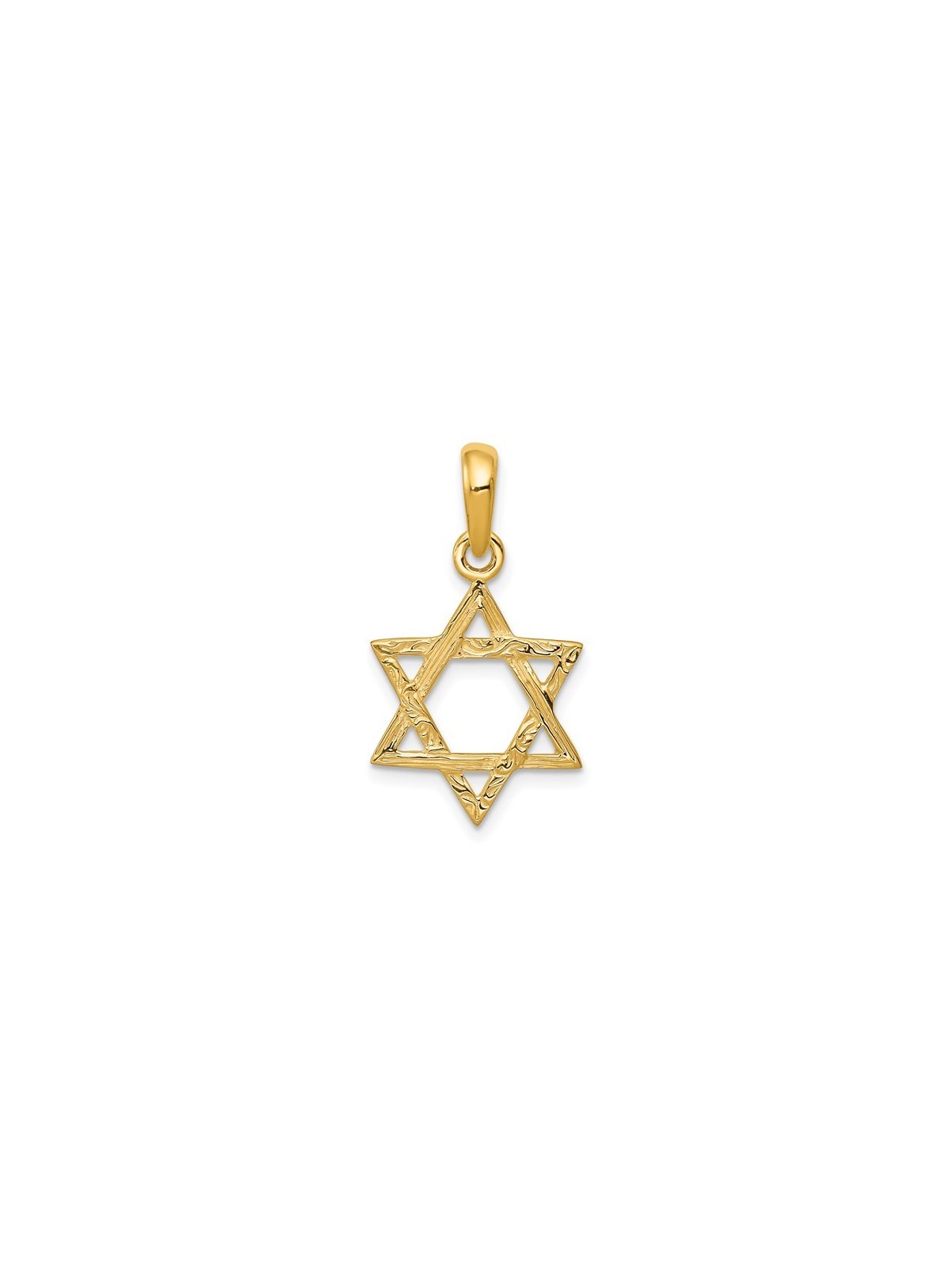 14k Yellow Gold Woven Star of David Pendant | Jewelry | Judaica