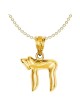 14k Polished Yellow Gold Chai Pendant | Jewelry | Judaica