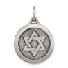 Sterling Silver Antiqued Circle Star of David Pend | Jewelry | Judaica