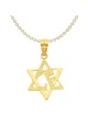14k Yellow Gold Star of David Love Pendant | Jewelry | Judaica