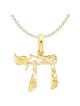 14k Yellow Gold Filigree Openwork Chai Pendant | Jewelry | Judaica