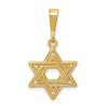 14k Yellow Gold Open-Back Star of David Pendant | Jewelry | Judaica