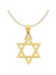 14k Yellow Gold Diamond-Cut Filigree Star of David | Jewelry | Judaica