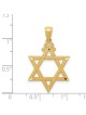 14k Yellow Gold Diamond-Cut Filigree Star of David | Jewelry | Judaica