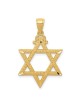 14k Yellow Gold Diamond-Cut Filigree Star of David | Jewelry | Judaica