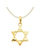 14k Yellow Gold High-Polish Classic Star of David  | Jewelry | Judaica
