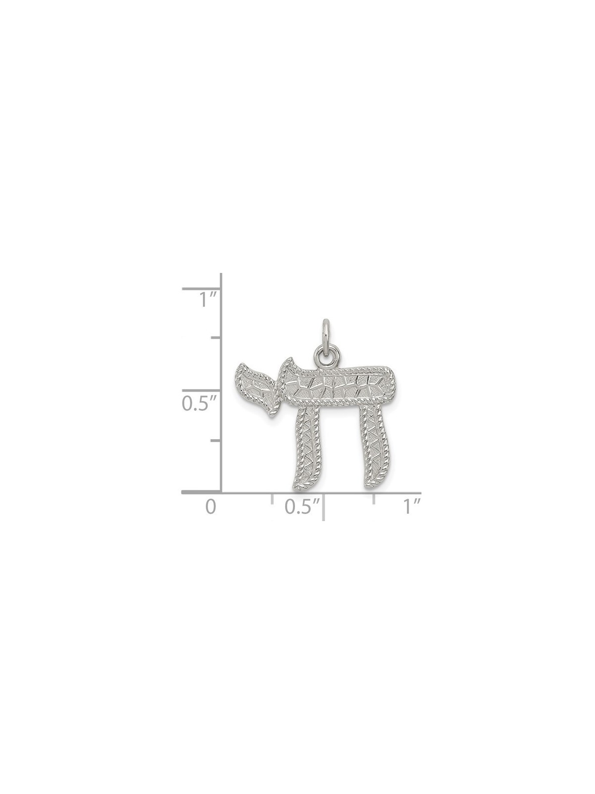 Sterling Silver Dual-Textured Star of David Pendan | Jewelry | Judaica