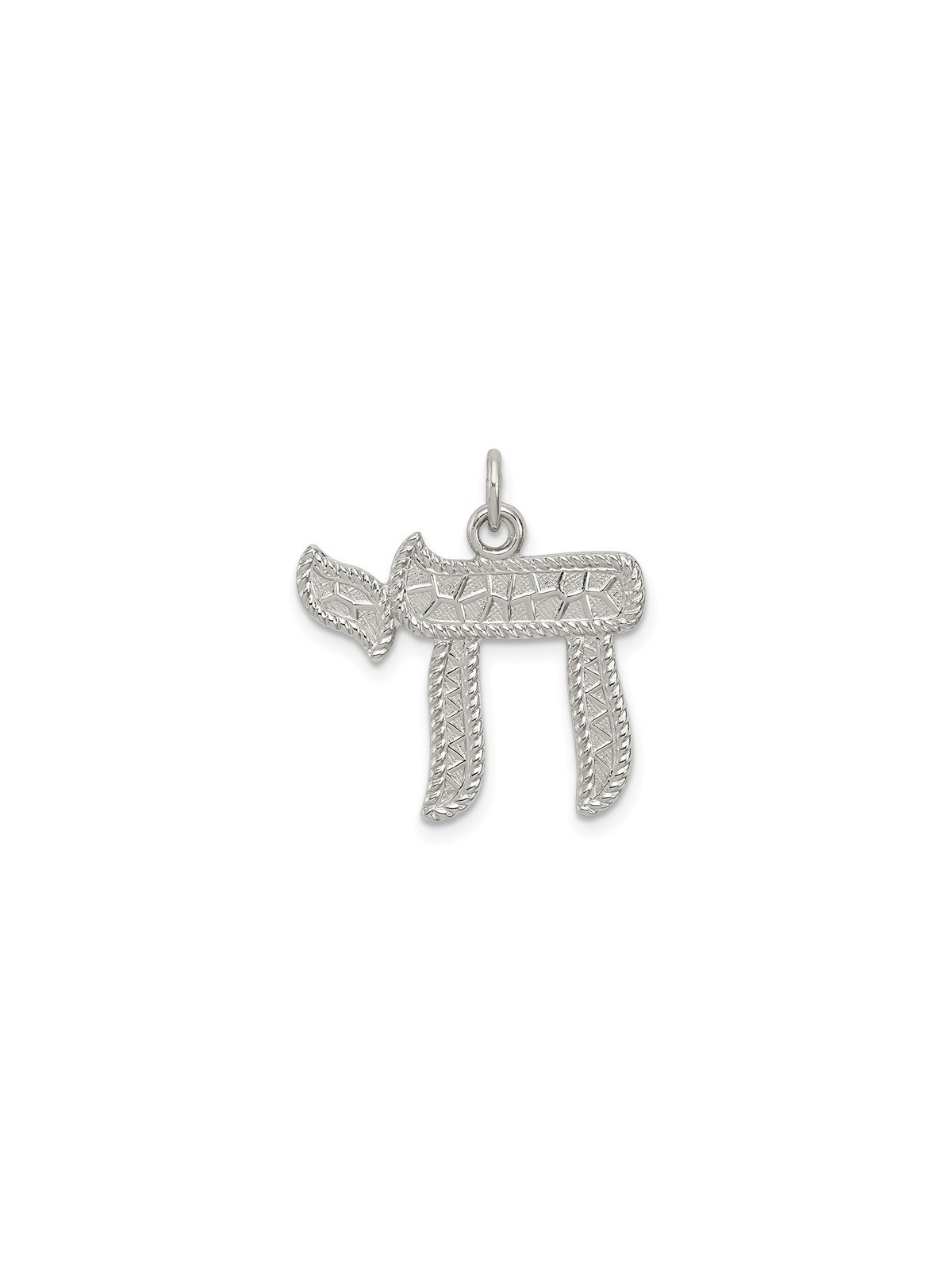 Sterling Silver Dual-Textured Star of David Pendan | Jewelry | Judaica