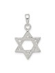 Sterling Silver Textured Star of David Pendant | Jewelry | Judaica