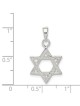 Sterling Silver Textured Star of David Pendant | Jewelry | Judaica