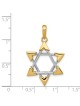 14k Two-Tone Gold Unique Star of David Pendant | Jewelry | Judaica