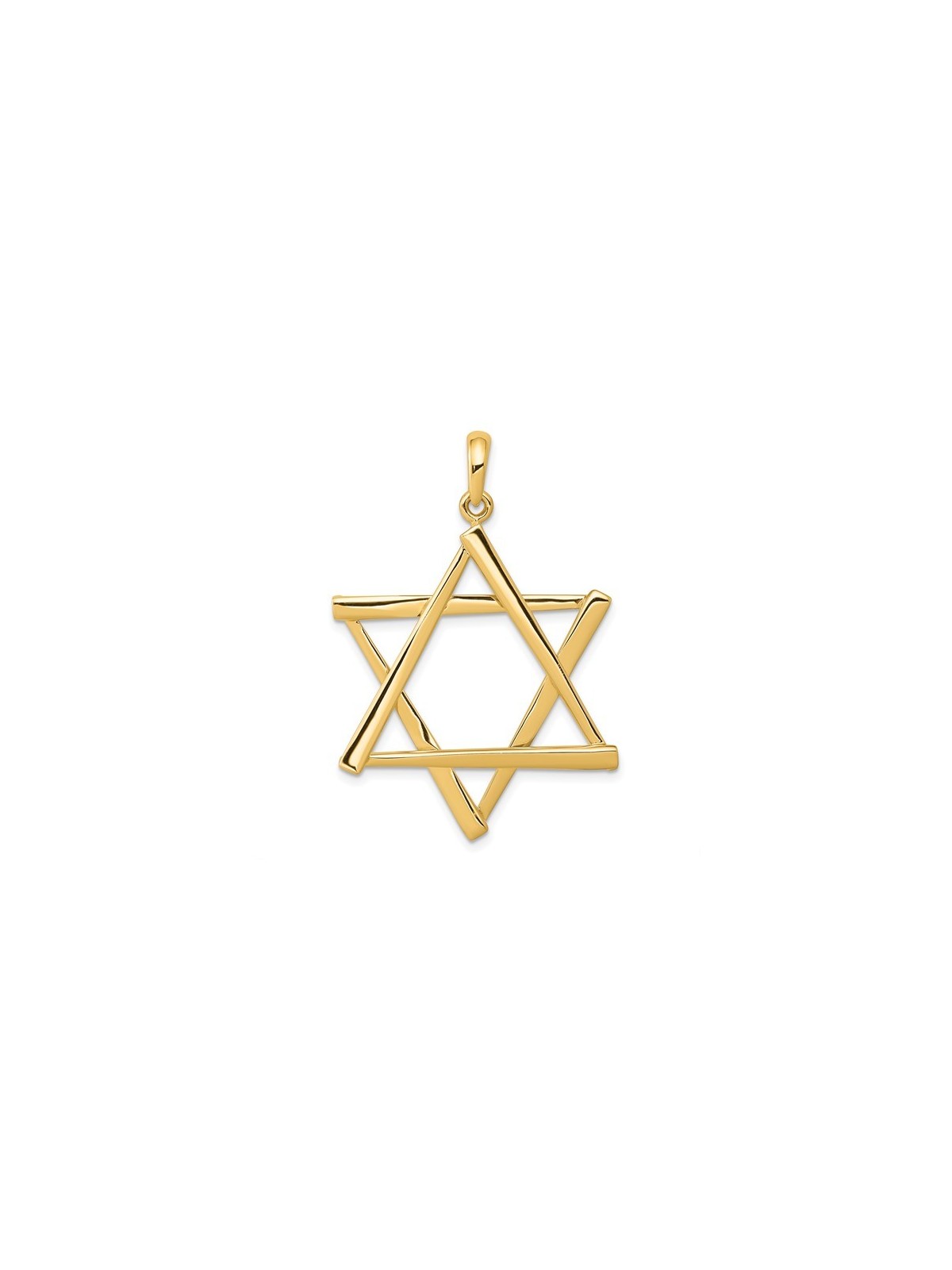 Extra-Large 14k Yellow Gold Star of David Pendant | Jewelry | Judaica