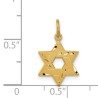 Sterling Silver Gold-Tone Star of David Pendant | Jewelry | Judaica