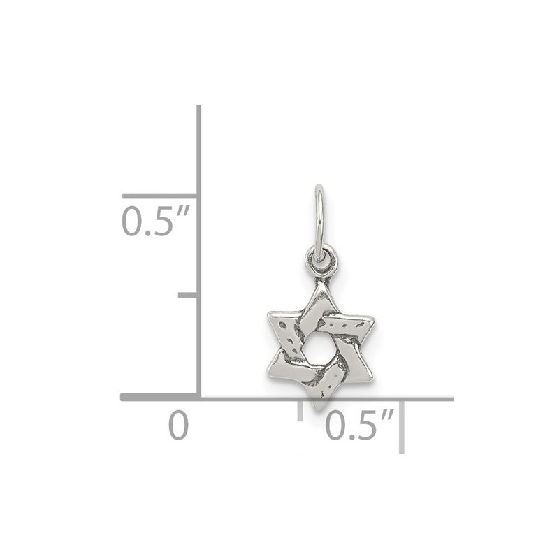Small Sterling Silver Star of David Pendant | Jewelry | Judaica