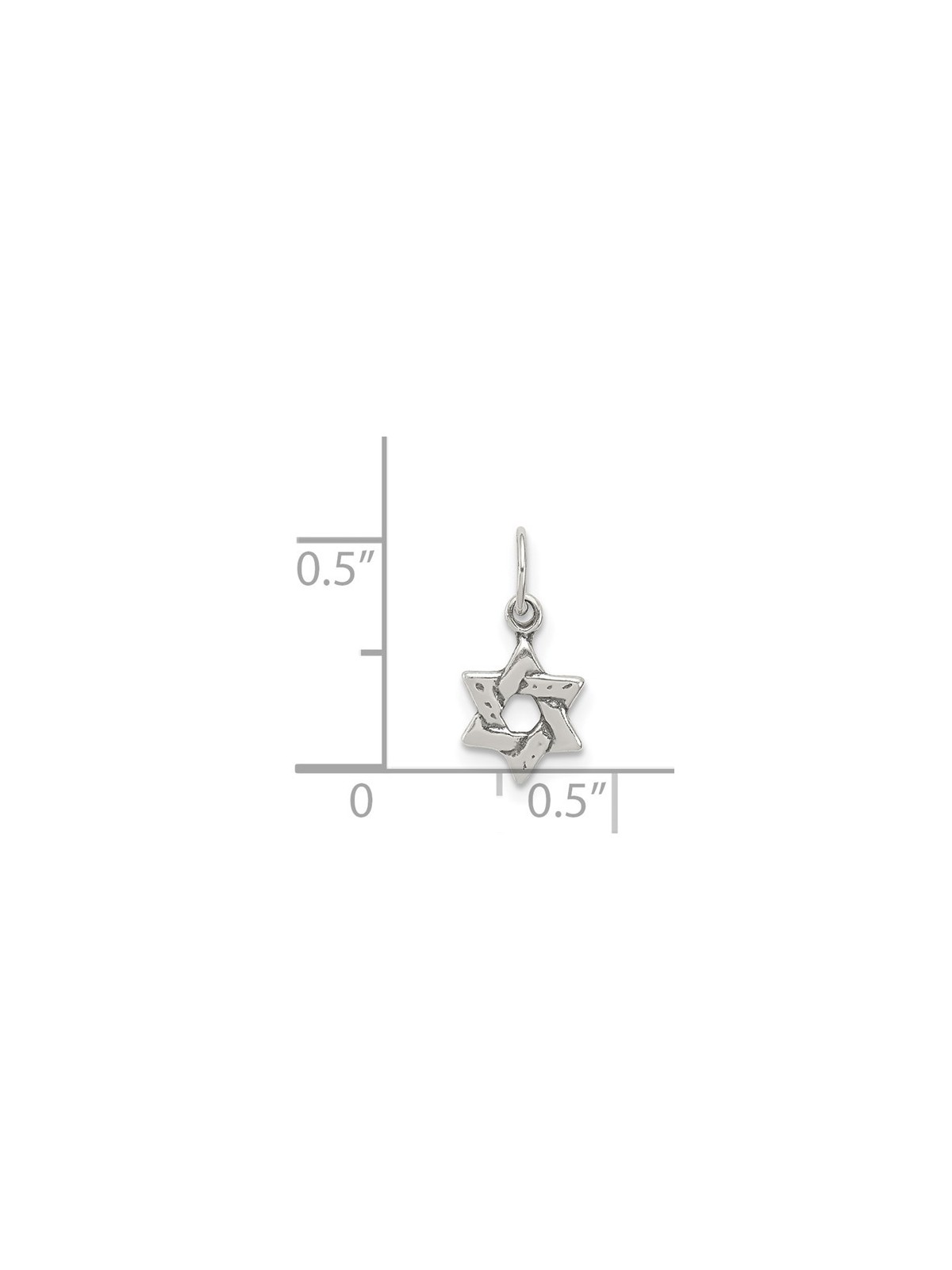 Small Sterling Silver Star of David Pendant | Jewelry | Judaica