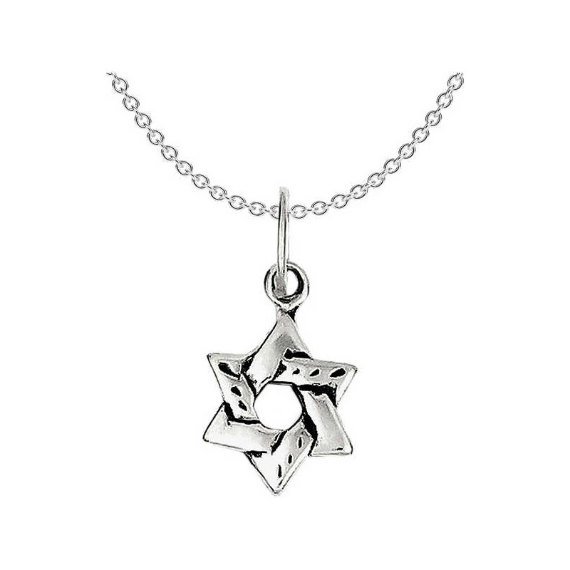 Small Sterling Silver Star of David Pendant | Jewelry | Judaica